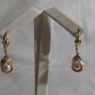 18 kt Gold Wrap Pearl Drop Earrings