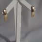 18 kt Gold Rectangular  Stud  Earrings