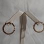 18 kt Gold Circle Stud  Earrings