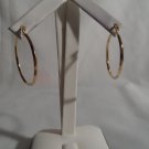 18 kt Gold Hoop  Earrings (0411)