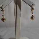 18 kt Gold Ball Drop Earrings