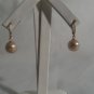 18 kt Gold (off -white) Pearl Drop  Earrings