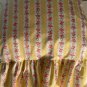 HANDMADE YELLOW SHABBY ROSE PILLOW CASE WITH RUFFLE