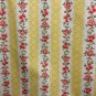 HANDMADE YELLOW SHABBY ROSE VALANCE 42 X 15 INCHES