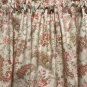 HANDMADE BEIGE VINTAGE STYLE VALANCE,42 X 15 INCHES