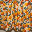 HANDMADE ORANGE SLICES VALANCE,41 X15