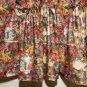 HANDMADE CATS AND FLOWERS VALANCE,42 X15 INCHES
