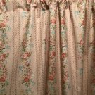 HANDMADE PEACH SHABBY CHIC VALANCE