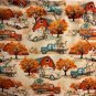 HANDMADE COUNTRY FARMYARD VALANCE,42 X15 INCHES