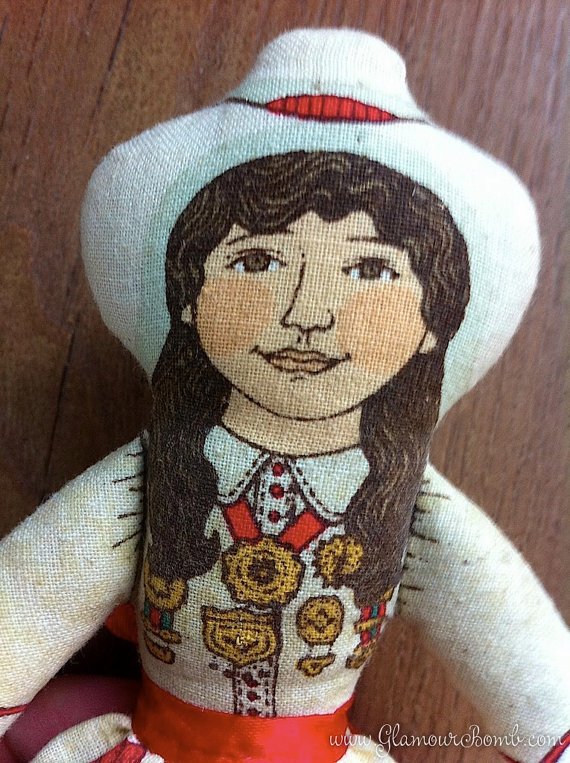 vintage annie oakley doll