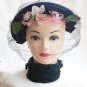Belvedere New York Womens Vintage Veiled Hat Circa 1930s