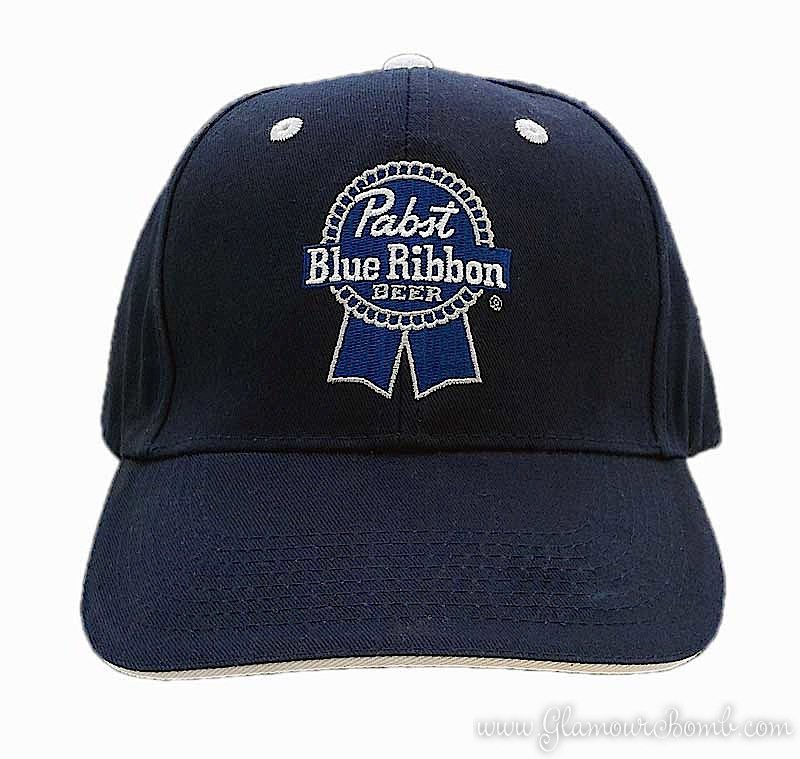 PBR Pabst Blue Ribbon Baseball Ball Hat Cap