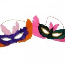 chic feather masks