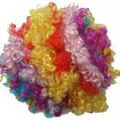 colourful afro hair