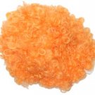 orange afro hair