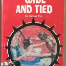 Spread Wide and Tied by Duncan Fox, Sleaze book Spread Wide and Tied by Duncan Fox, Sleaze book