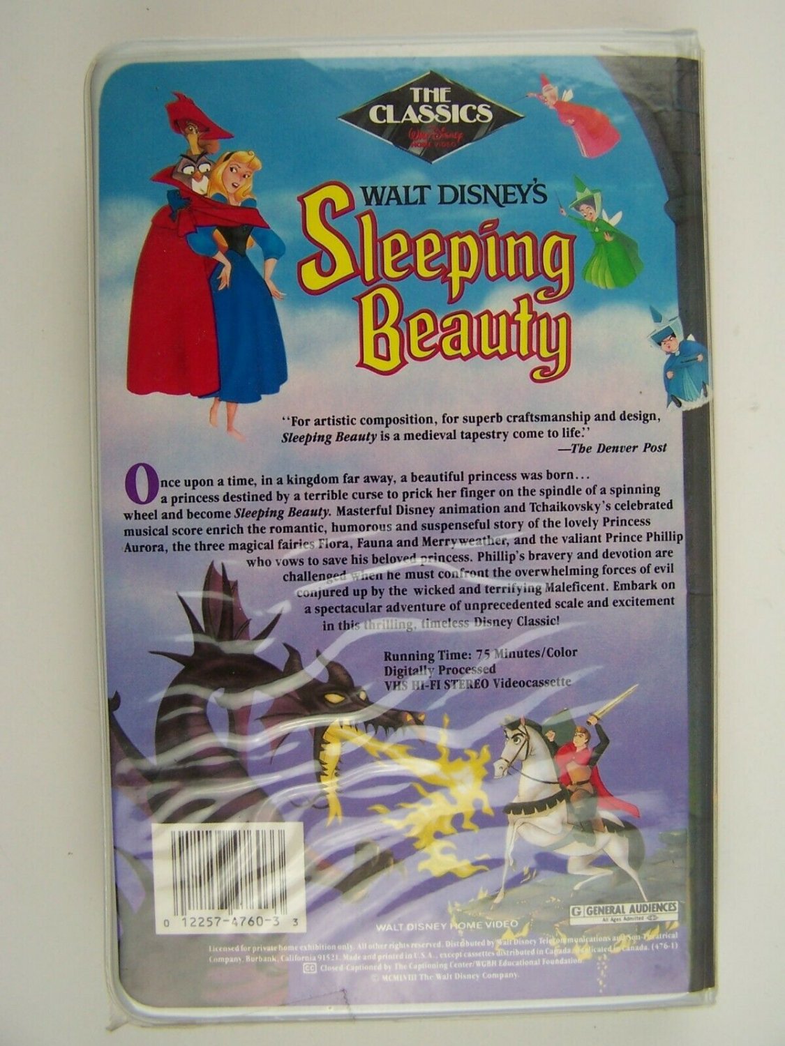 Walt Disney Sleeping Beauty Vhs Movie Video Tape Vintage 1997 Sealed Hot Sex Picture 