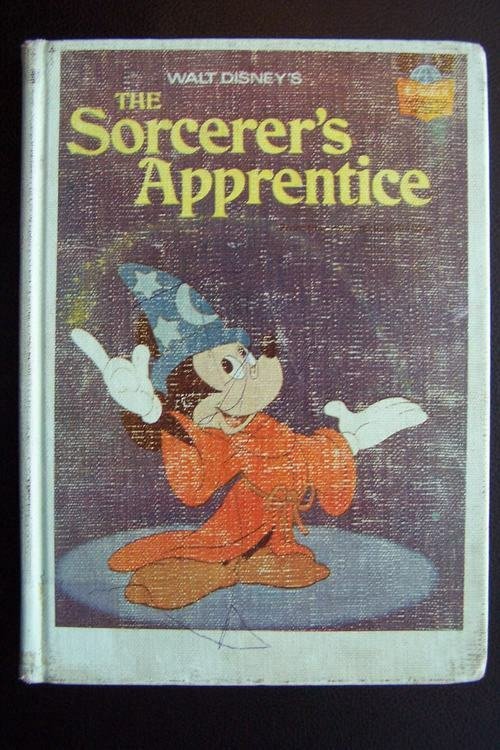 Walt Disney's The Sorcerer's Apprentice Vintage Hardcover Book