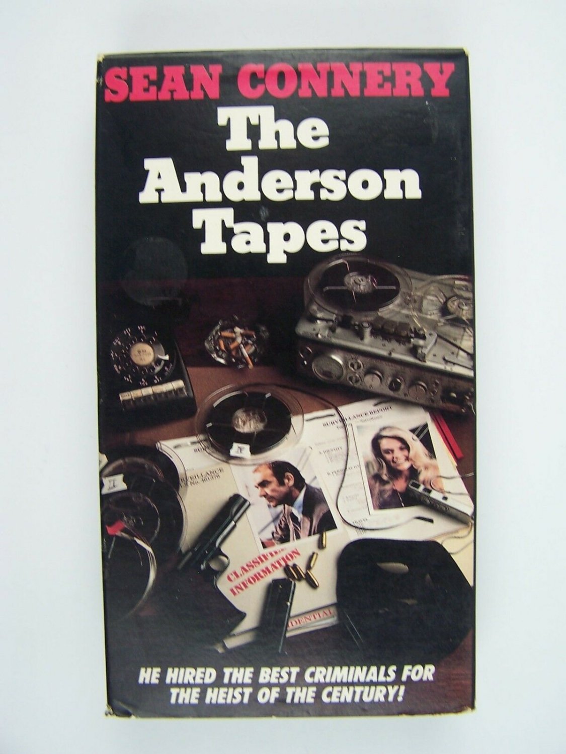 The Anderson Tapes VHS Video Tape Sean Connery