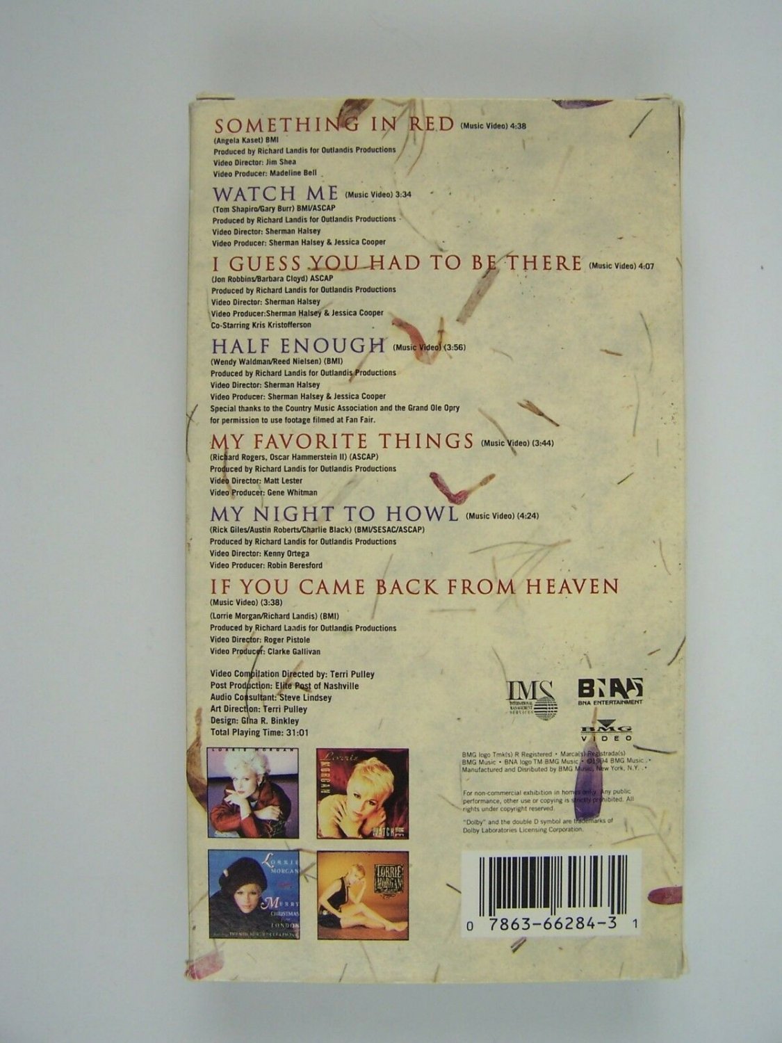 Lorrie War Paint Video Hits VHS