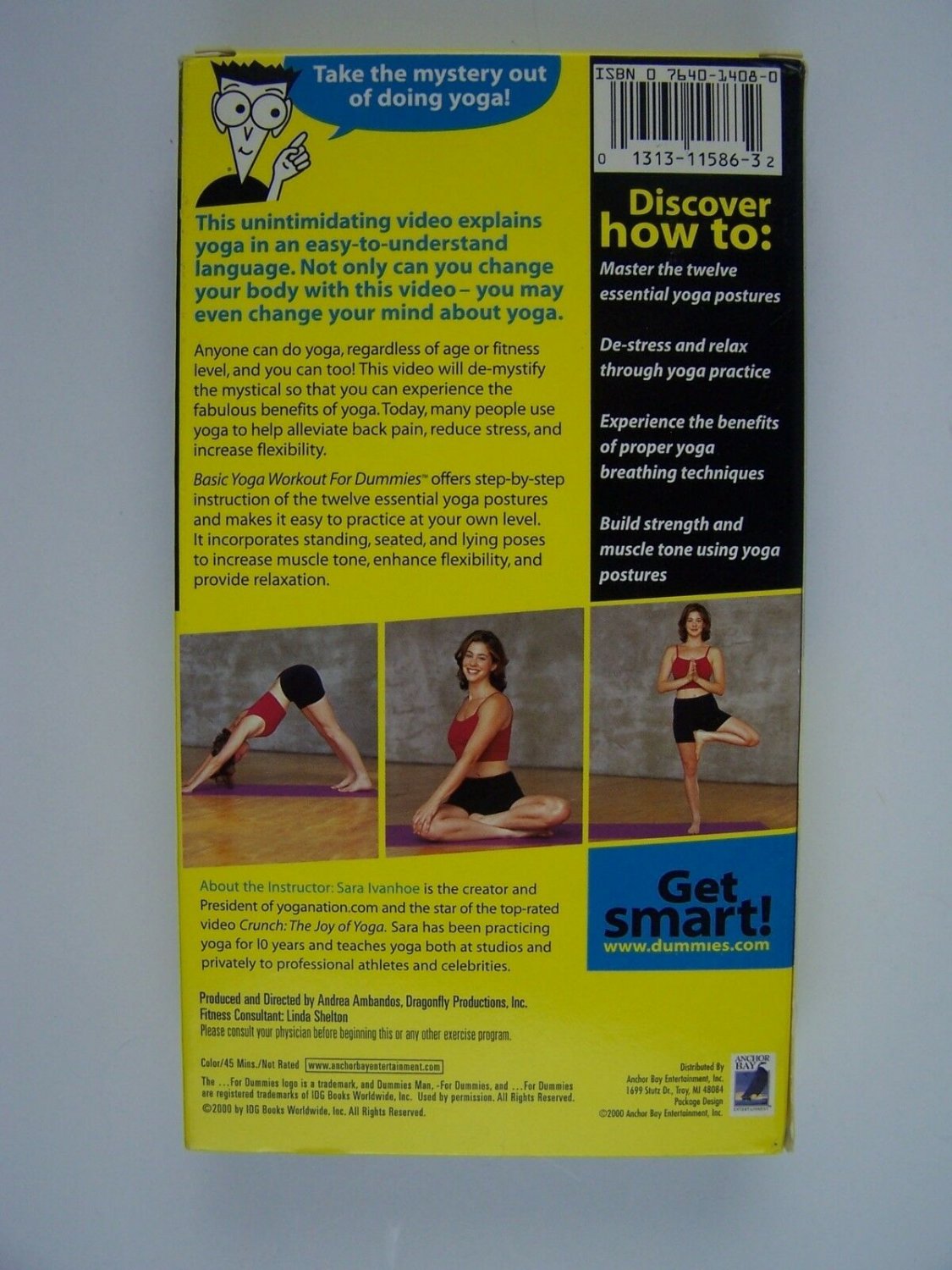 Basic Yoga Workout for Dummies VHS