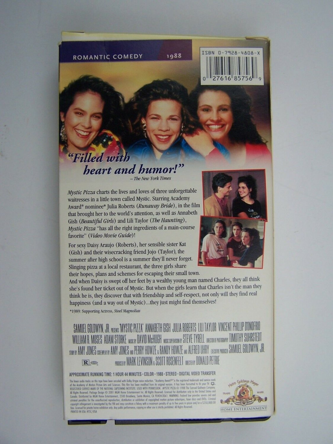 Mystic Pizza VHS Video Tape Julia Roberts