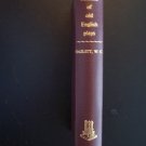 Manual for the Collector and Amateur of Old English Plays W Carew Hazlitt