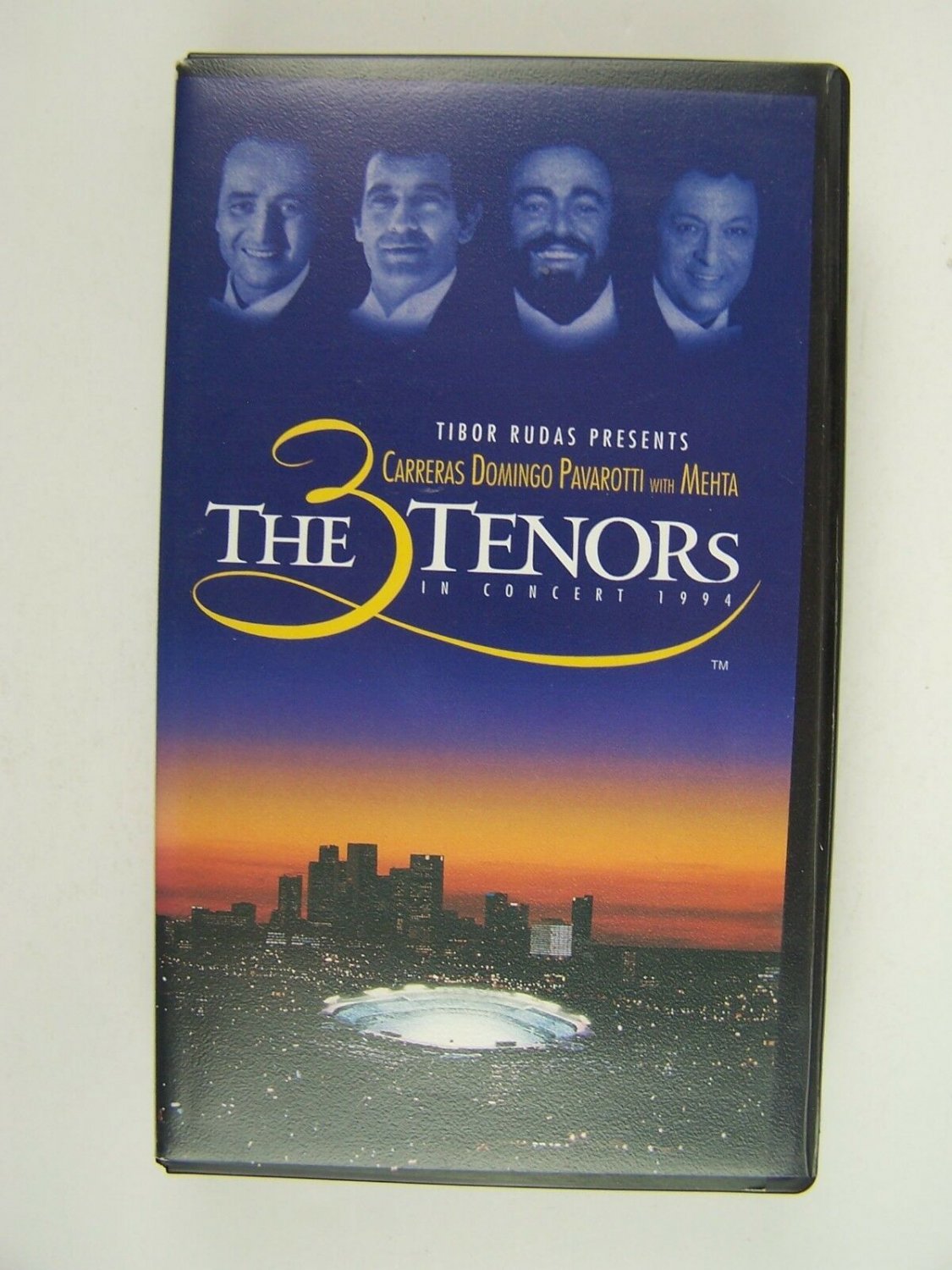 The 3 Tenors In Concert 1994 Vhs Video Tape Carreras Domingo Pavarotti