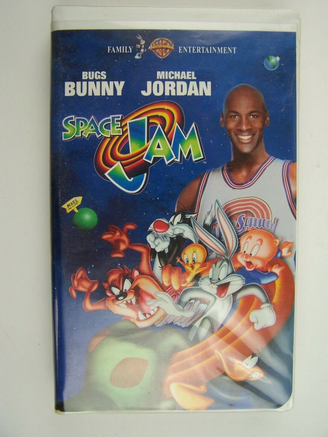 Space Jam VHS Video Tape Clamshell Case Michael Jordan, Wayne Knight ...