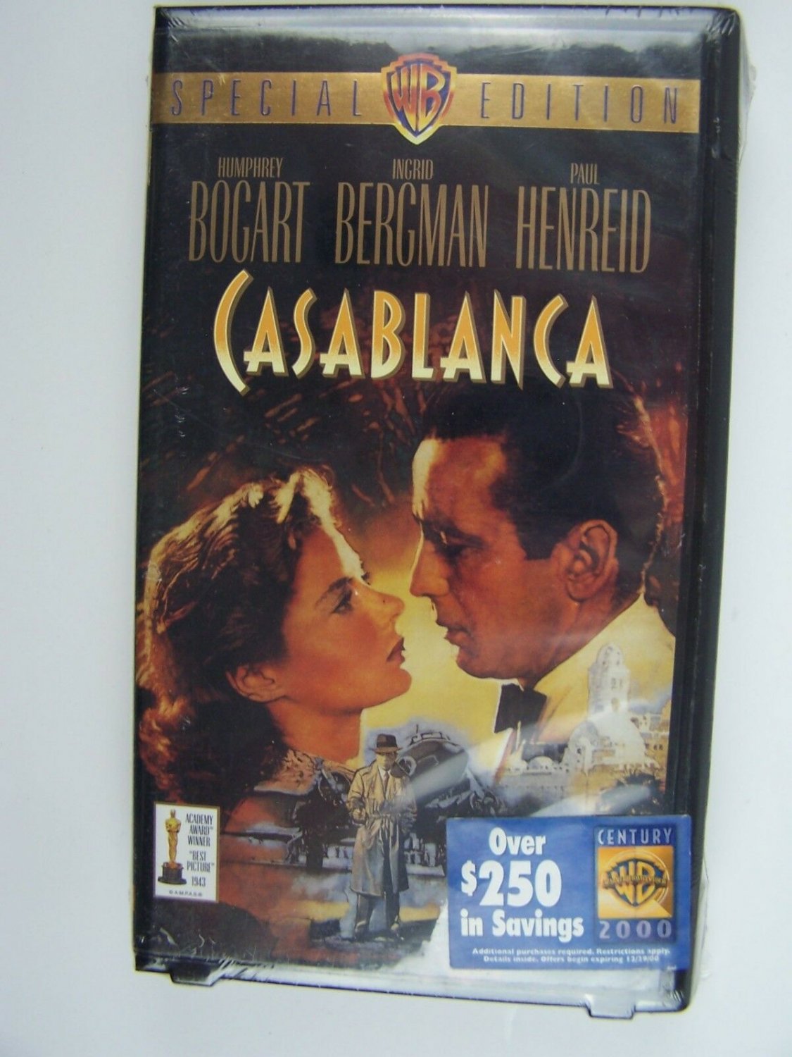 Casablanca VHS Special Edition Clamshell Case Video New Factory Sealed