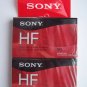Sony HF Audio Cassette 90 Minute Tapes Sealed Normal Position IECI Type I Lot #2