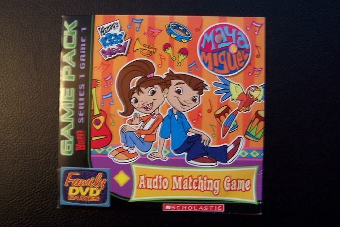 Wendy's Kids' Meal DVD Game Disc 1 Maya & Miguel