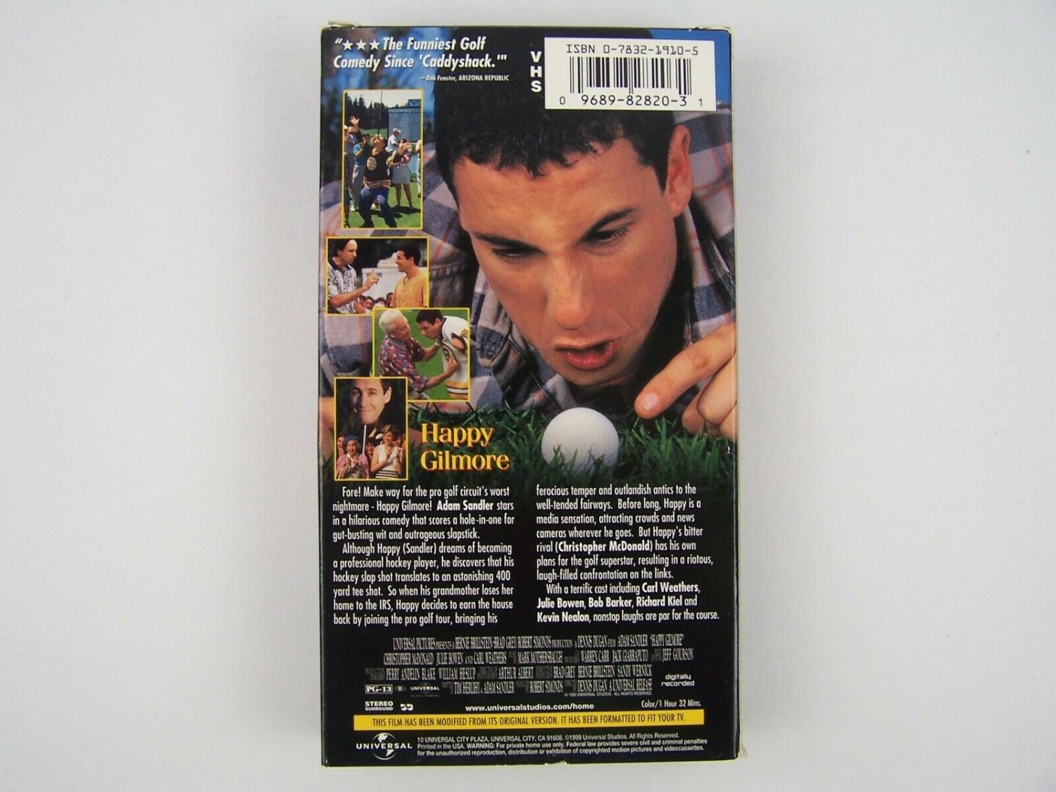 Happy Gilmore VHS Video Tape Adam Sandler