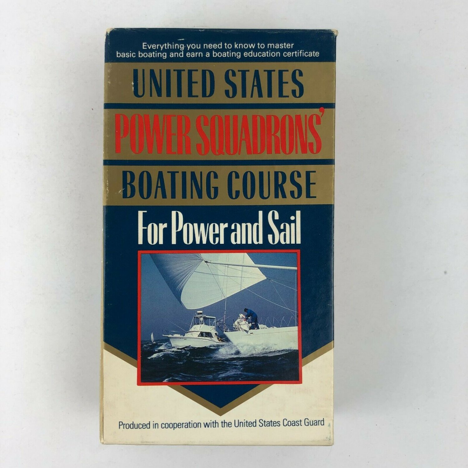 United States Power Squadrons Boating Course for Power and Sail VHS and