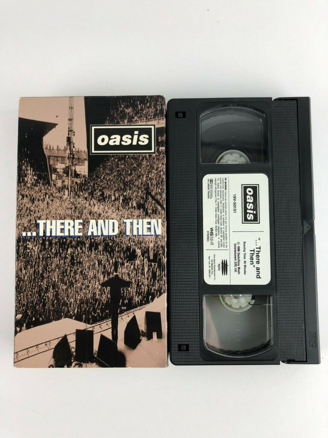 Oasis ...There and Then VHS Video Tape