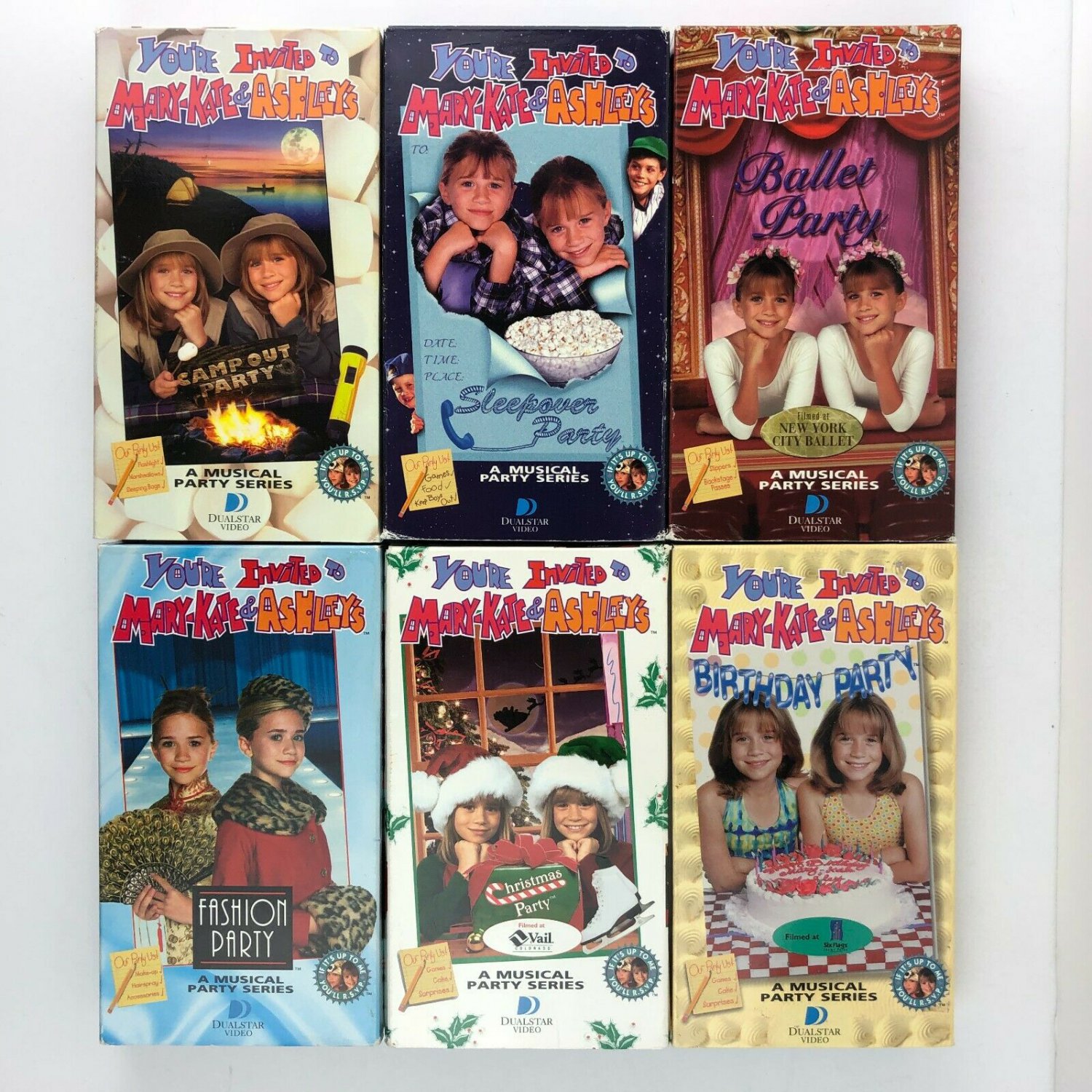 Mary-Kate and Ashley Olsen Twins VHS Video Tape Lot #1