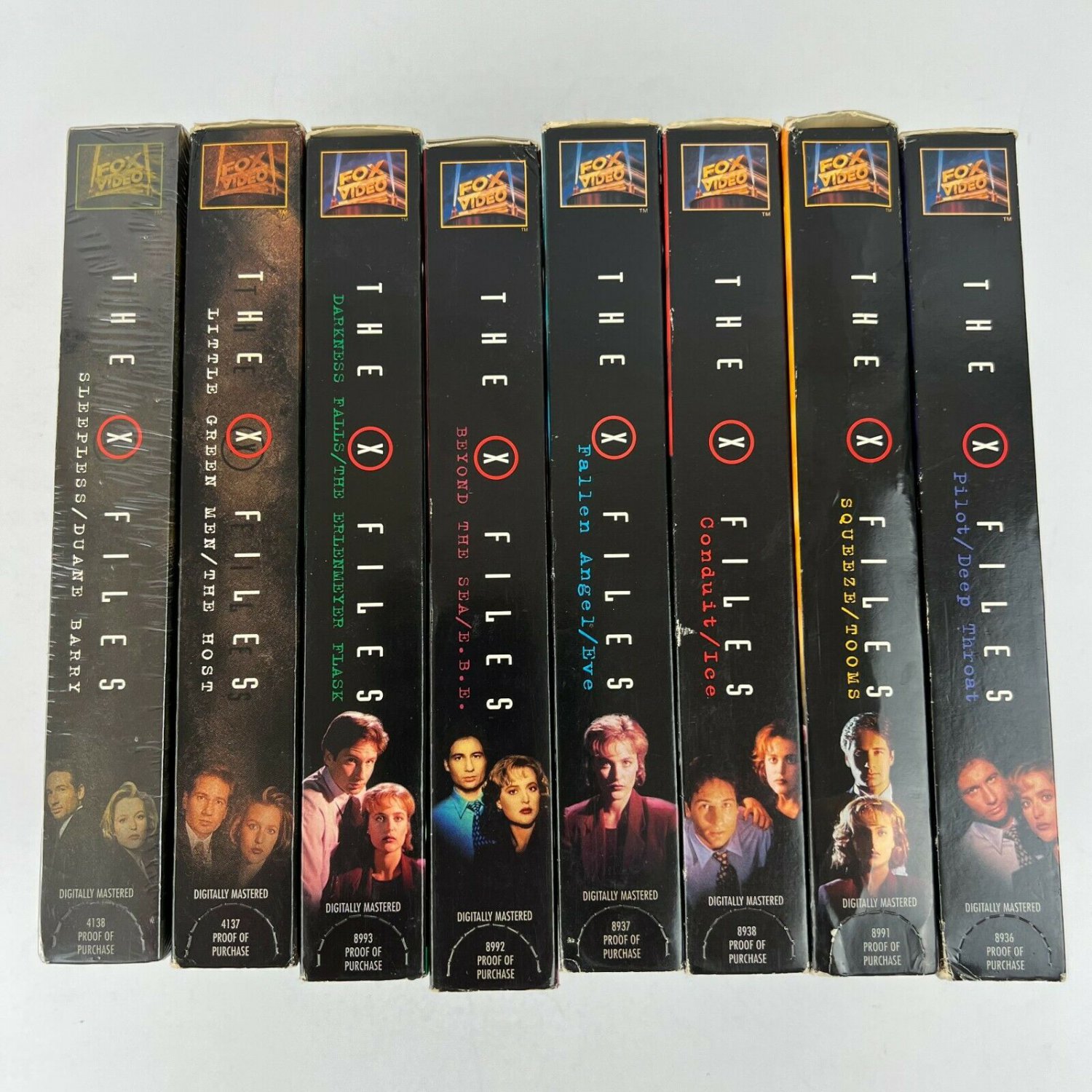 The XFiles VHS Video 8 Tape Lot 1