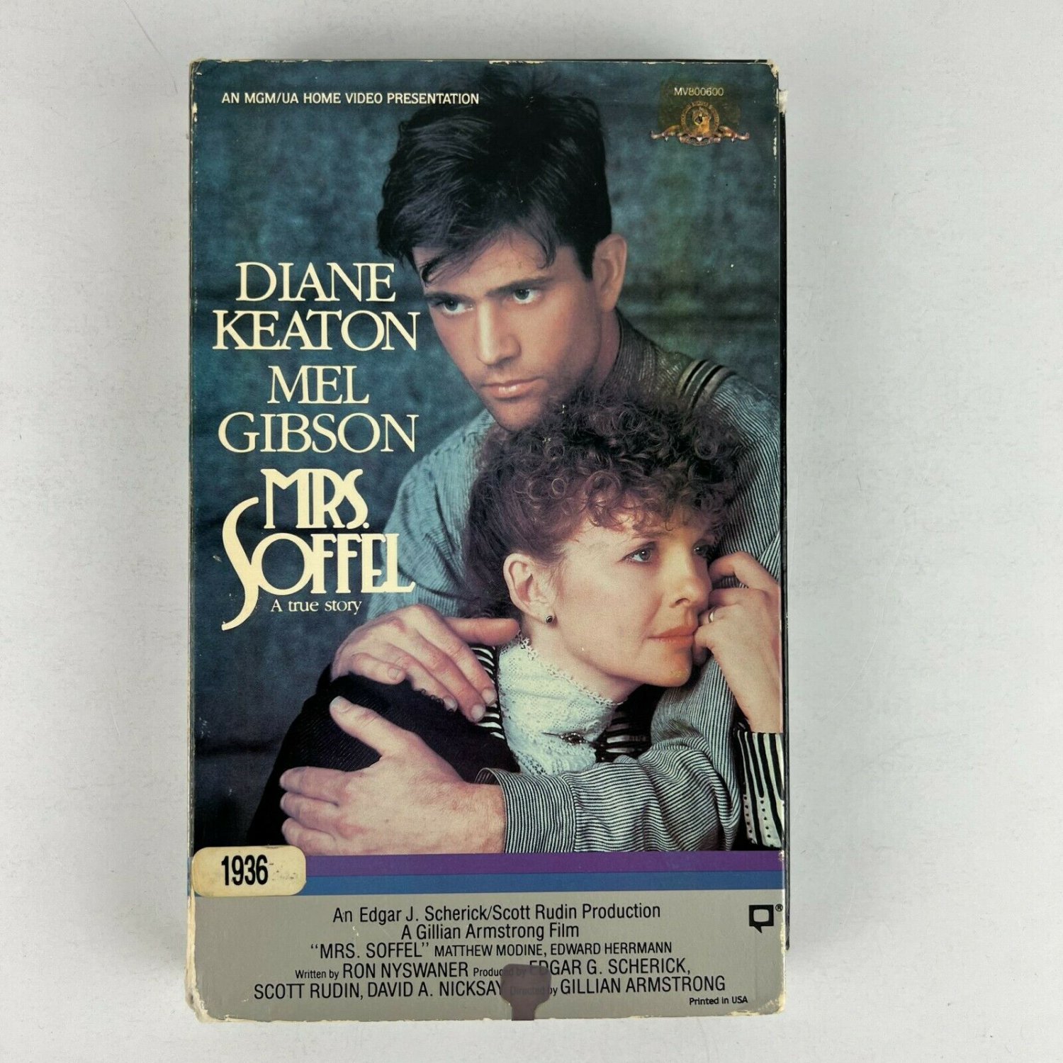 Mrs Soffel VHS Video Tape Diane Keaton, Mel Gibson 1985 Release