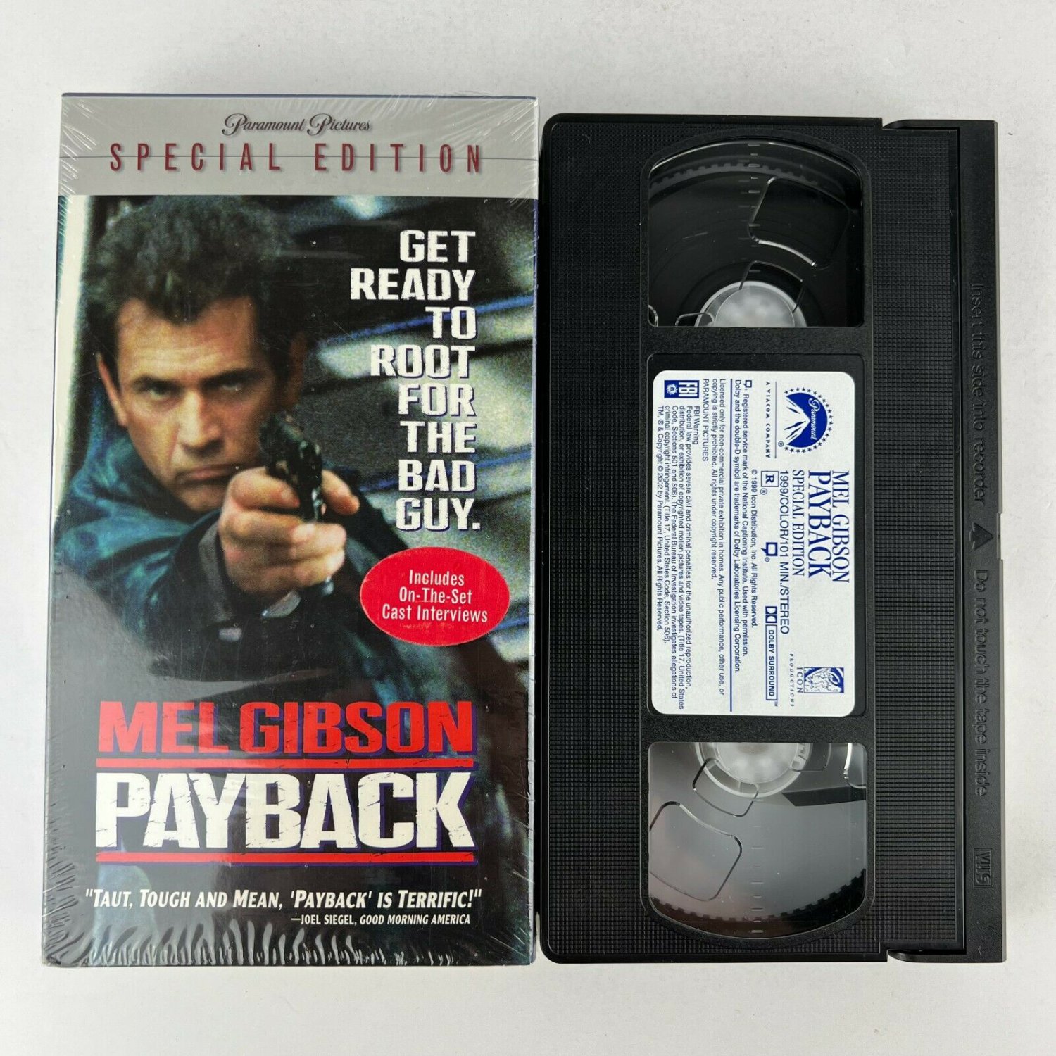 Payback VHS Video Tape