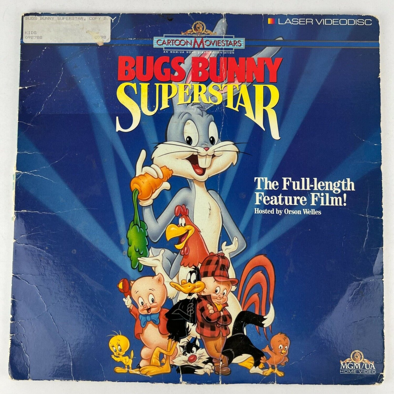 Looney Tunes: Bugs Bunny Superstar LaserDisc LD ML101323