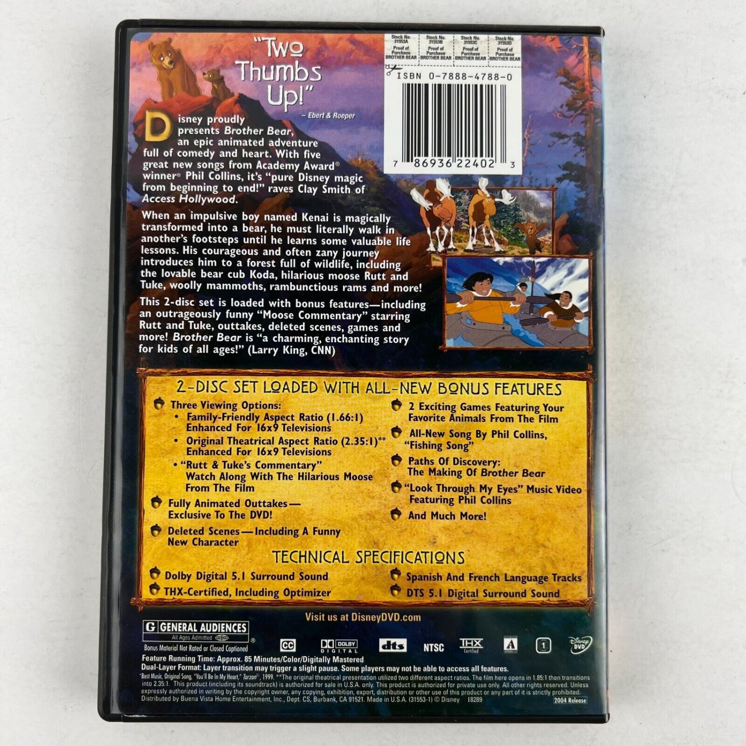 Brother Bear Two-Disc Special Edition DVD