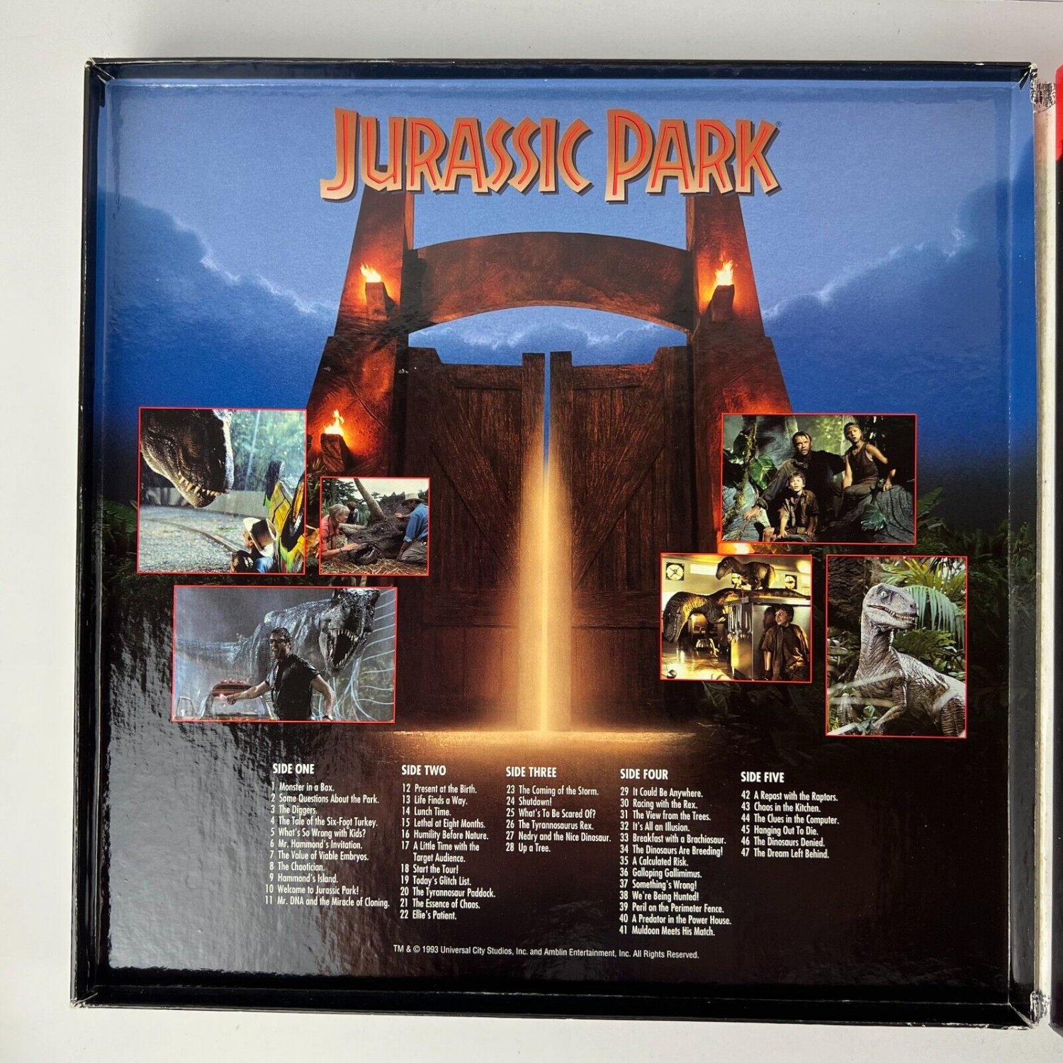 Jurassic Park Laserdisc Ld Box Set 1993 41830