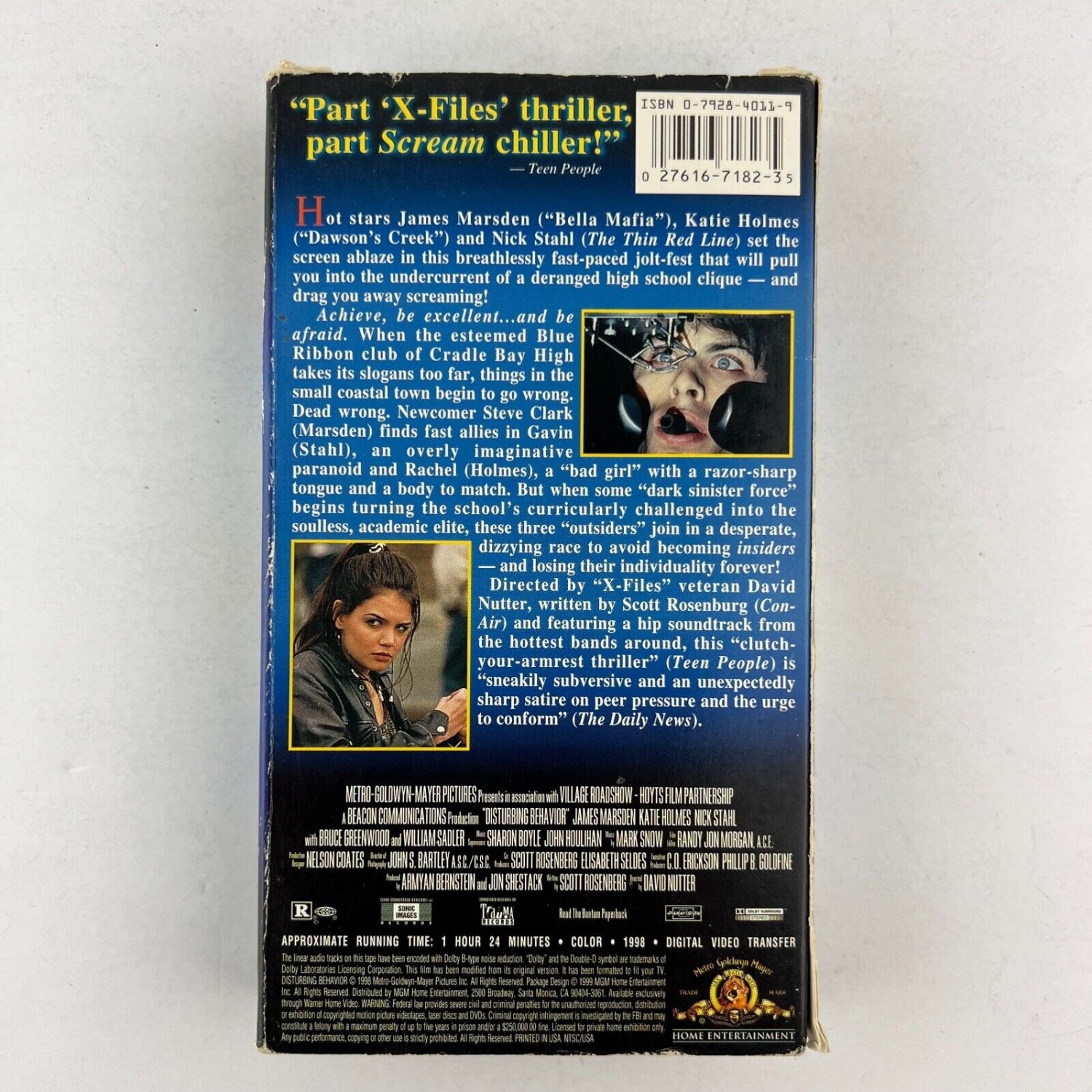 Disturbing Behavior VHS Video Tape