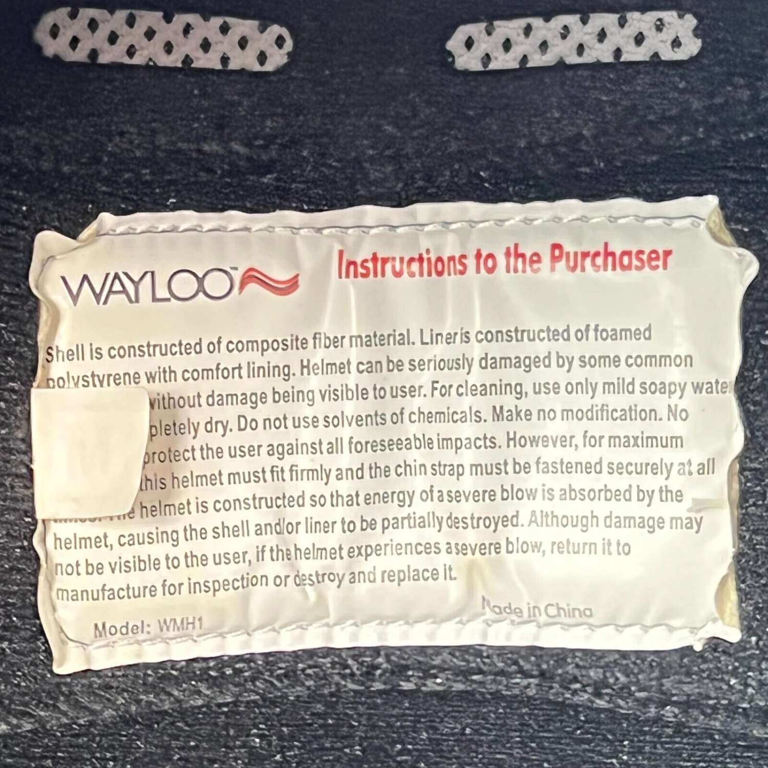 Wayloo Snell/DOT Approved Motorcycle Helmet