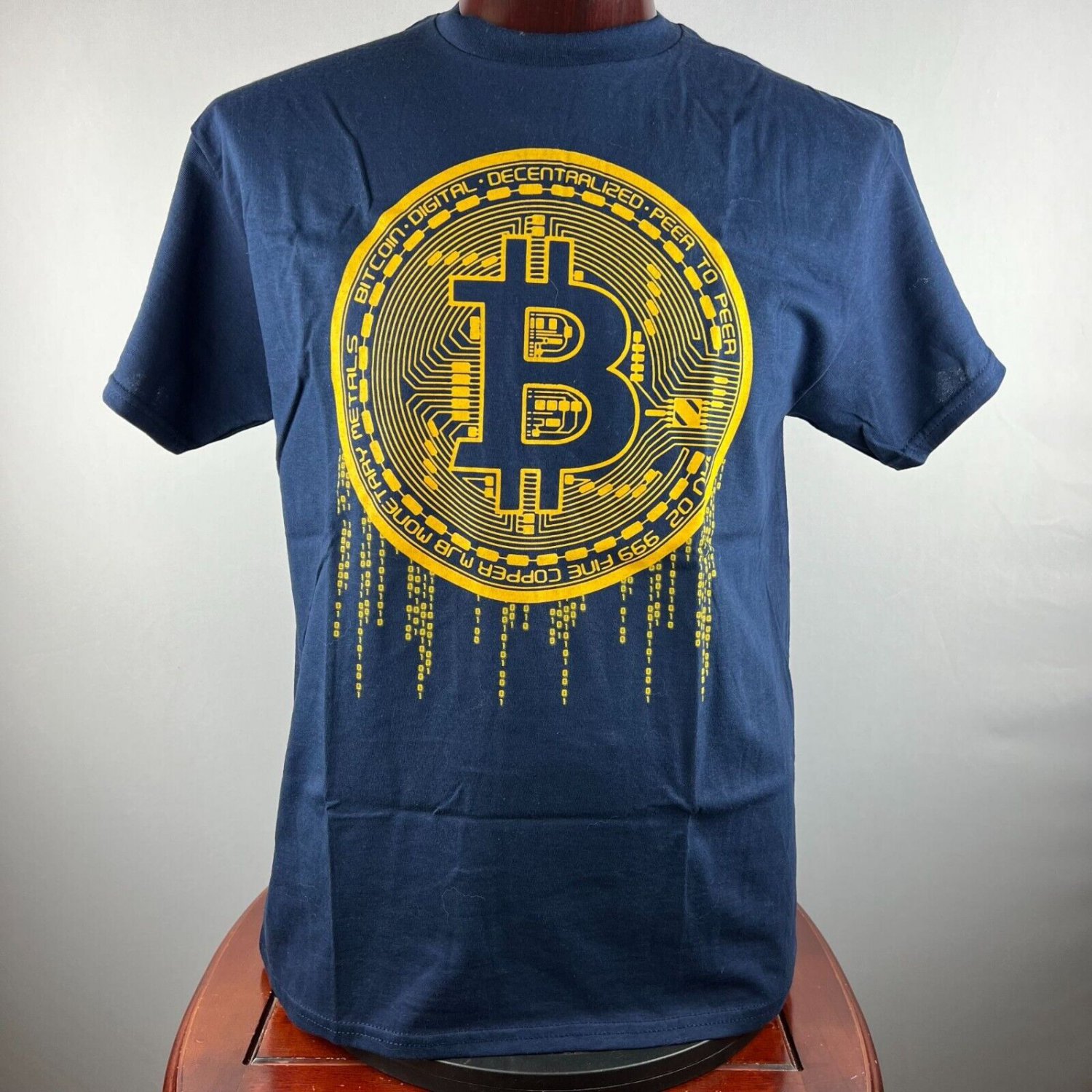Bitcoin Digital Currency Logo Large TShirt NWT