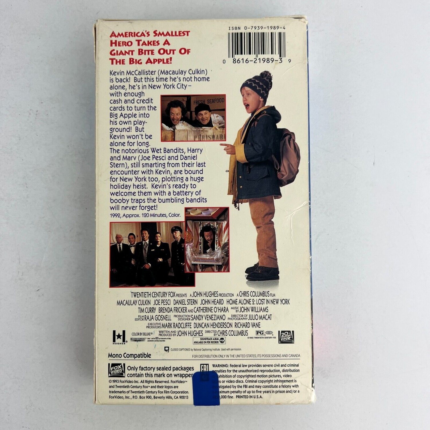 Home Alone 2 Lost In New York Vhs Home Alone 2 - Lost in New York VHS Video Tape