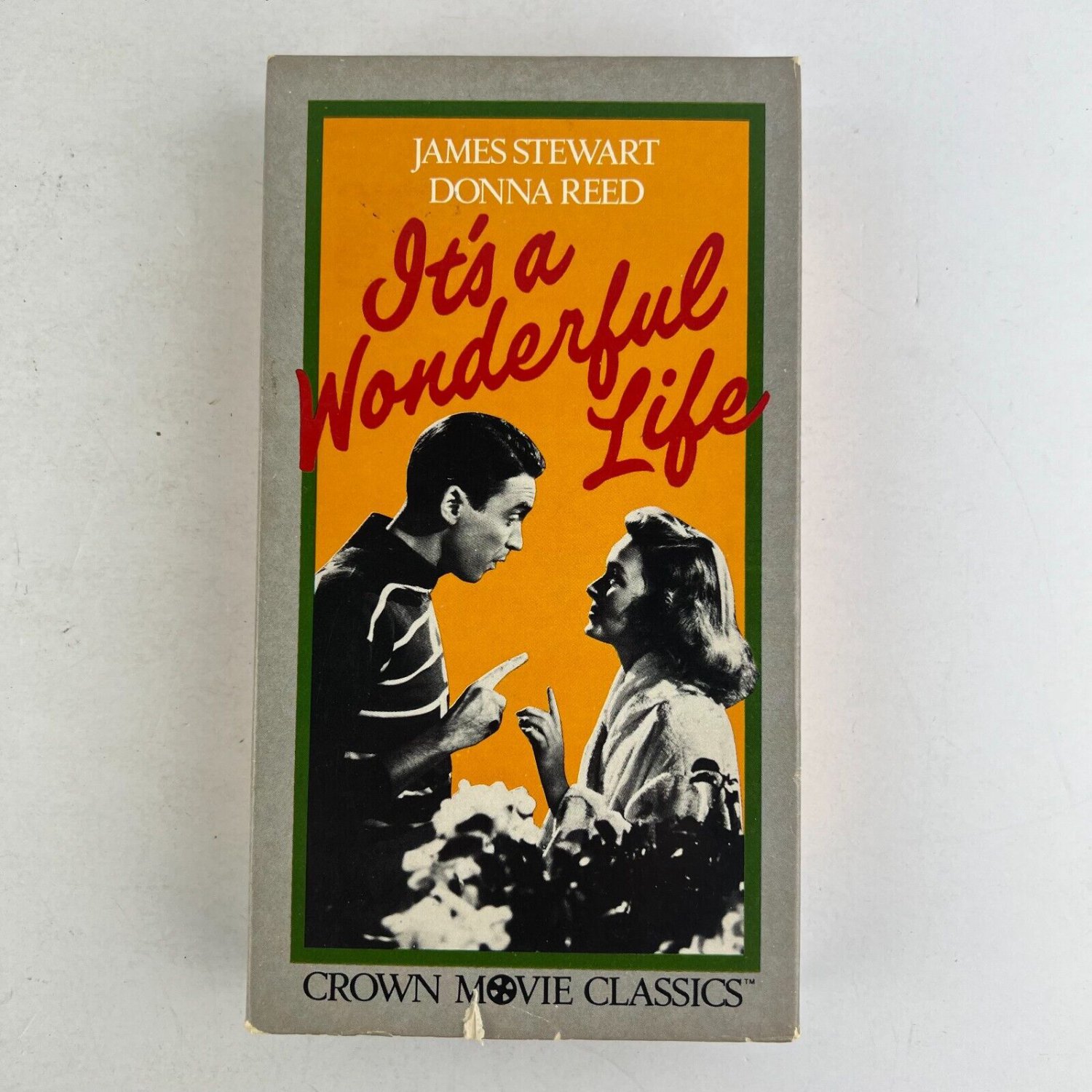 Its A Wonderful Life VHS Video Tape James Stewart, Donna Reed