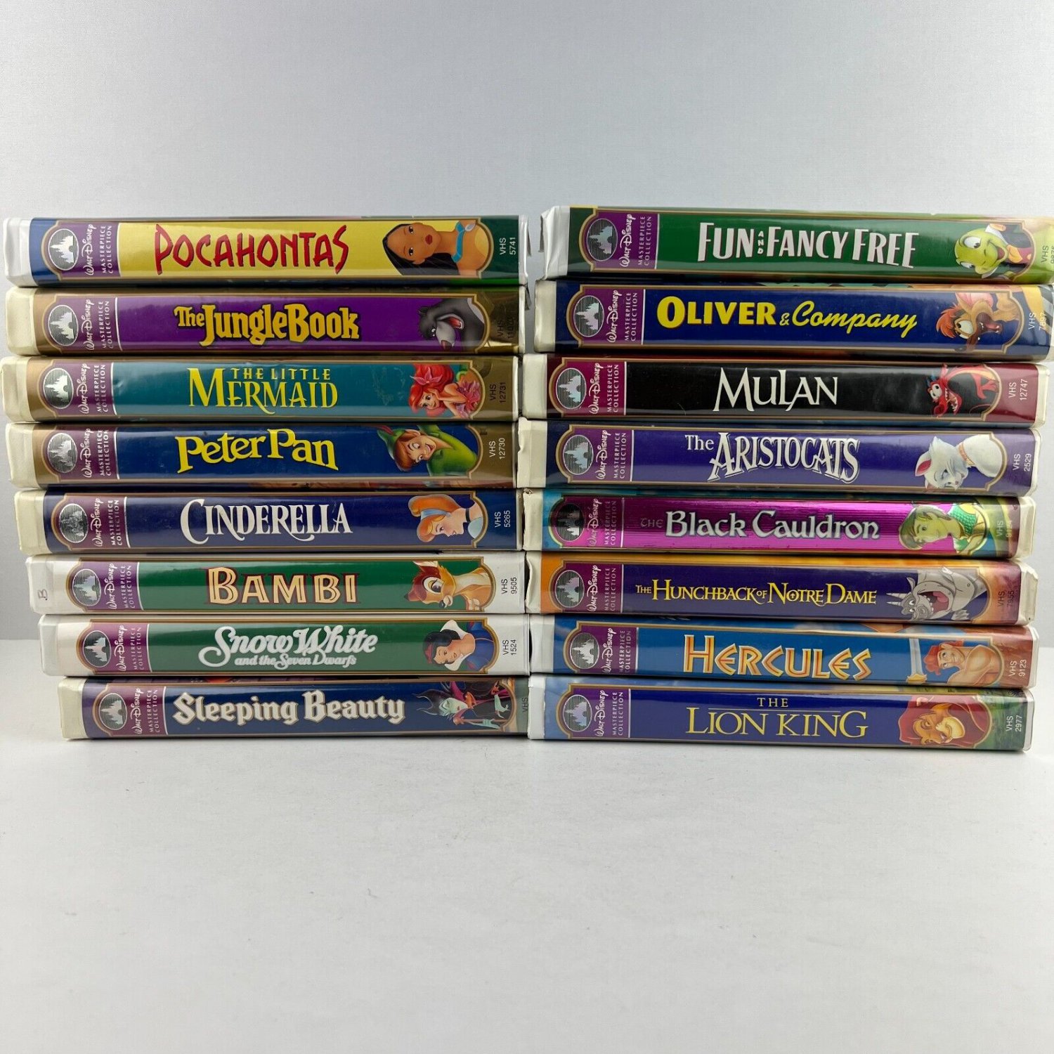 Disney masterpiece outlet collection vhs