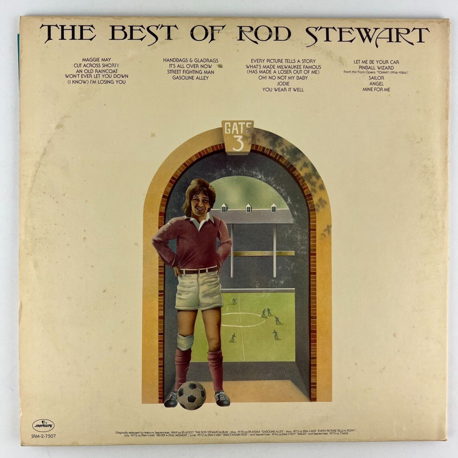 Rod Stewart – The Best Of Rod Stewart Vinyl 2xLP Record Album SRM-2-7507