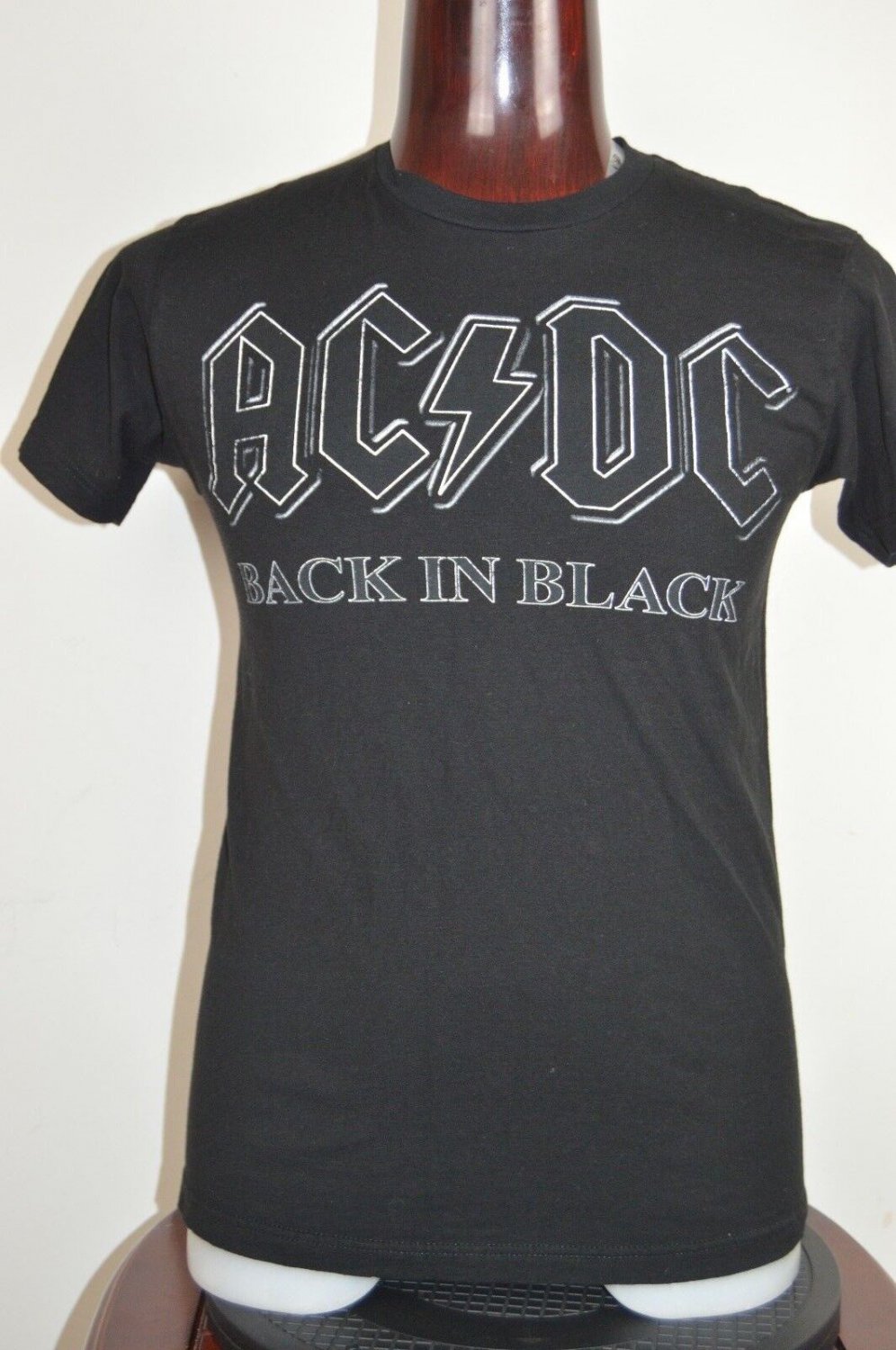 Acdc Acdc Back In Black Mens M Graphic T Shirt Hard Blues Rock And Roll Band